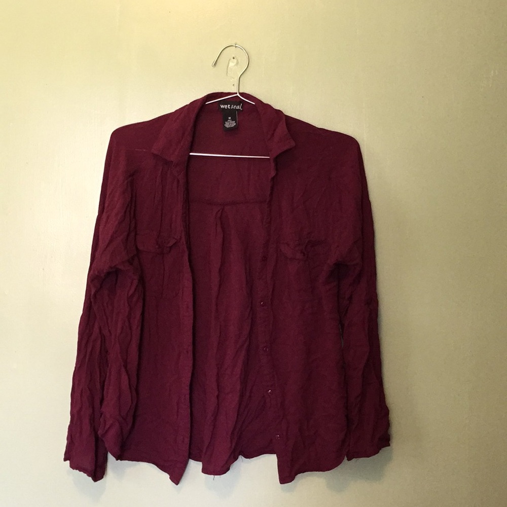 ladies button down